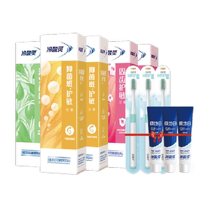 冷酸灵抑菌斑护敏牙膏7件套