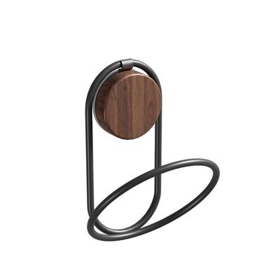 胡桃木吸盘帽子收纳神器免打孔围巾帽子置物架门后包包挂钩衣帽架