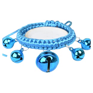 编织铃铛狗狗项圈泰迪贵宾雪纳瑞小型犬项链挂件布偶英短猫咪饰品