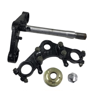 电动三轮车上下联板 减震前叉方向柱 支架固定三角架三轮车三星柱