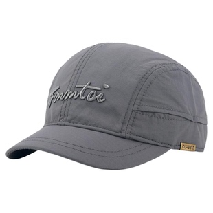 速干跑步帽子男士新款大头围遮阳棒球帽夏季户外短帽檐运动鸭舌帽