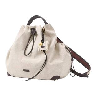 露嫚妮琦文淇同款真皮帆布双肩包大容量男女通用旅游健身登山包包