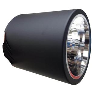 明装筒灯 LED圆形cob射灯格栅灯免开孔吸顶老款螺口E27吊杆线桶灯