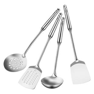 304不锈钢小锅铲炒菜小铲子厨具家用宿舍迷你小号短柄干锅煎铲