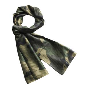 四丛隐藏伪装掩护mc迷彩黑色绿色围巾头巾方巾配饰 角色演习训练