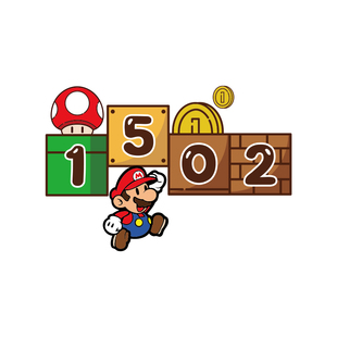 马里奥入户门牌2026新款家用磁吸装饰号码牌创意亚克力数字门牌号