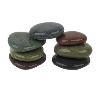 乌龟晒台天然原生造景用品鹅卵石乌龟缸扁平晒背爬台休息石头躲避