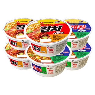 【香菇618】韩国农心进口牛肉碗面泡菜小碗面泡面方便面拉面