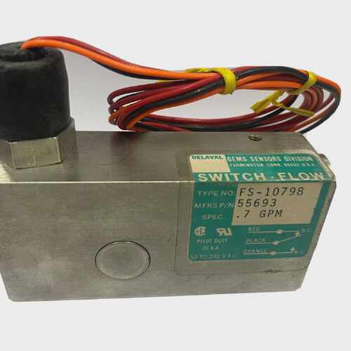 GEMS Sensors FS-10798 P/N 55693 SS316 Piston Flow Switch 1/2