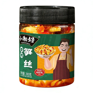 小湘好香辣笋丝湖南特产酸辣脆爽剁椒嫩笋尖腌制下饭菜辣椒酱美味