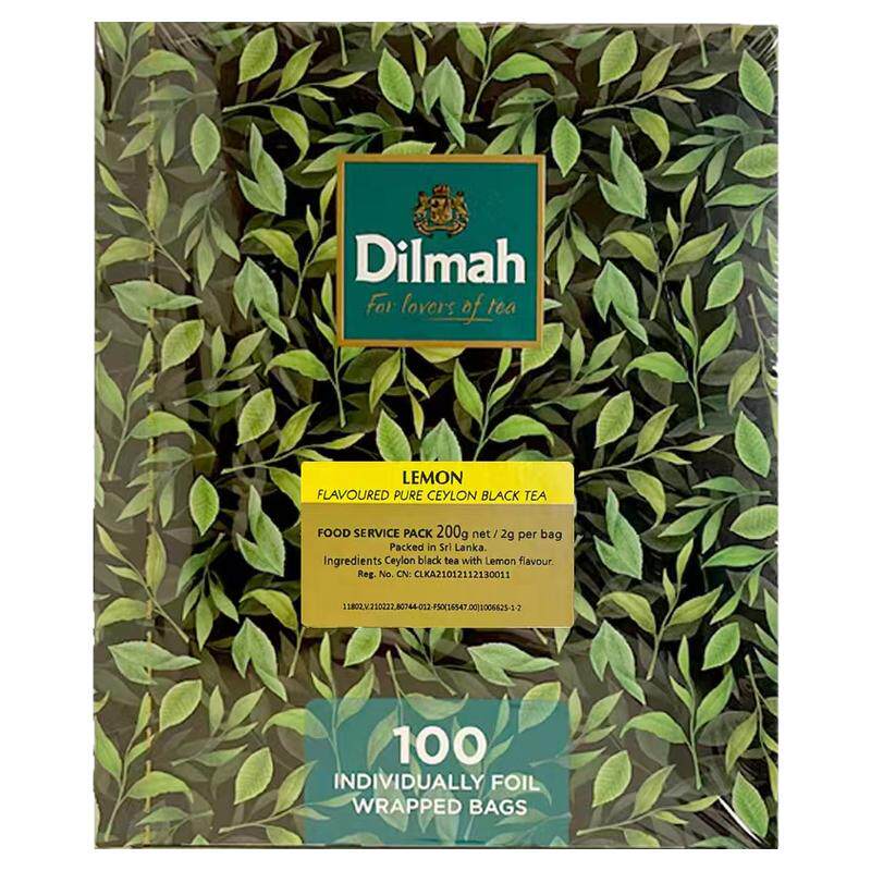 dilmah迪尔玛柠檬红茶100包