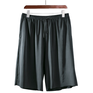 冰丝短裤睡裤男夏季薄款宽松运动速干空调五分裤休闲居家大裤衩潮