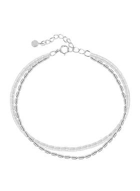 蛇骨手链纯银女高级感叠戴手饰