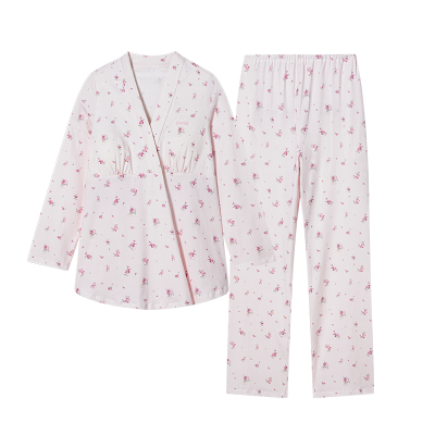 嫚熙哺乳衣纯棉孕妇可喂奶月子服