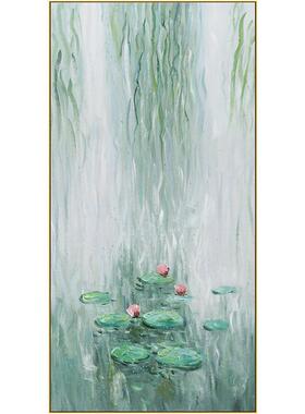 极简玄关走廊装饰画纯手绘油画
