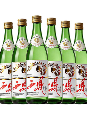 西凤大曲45度老绿瓶白酒整箱