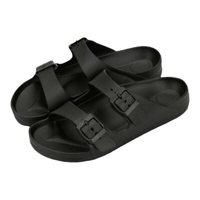 hotmarzz/黑玛拖鞋女夏季外穿足弓新款凉拖平底防滑软底沙滩凉鞋