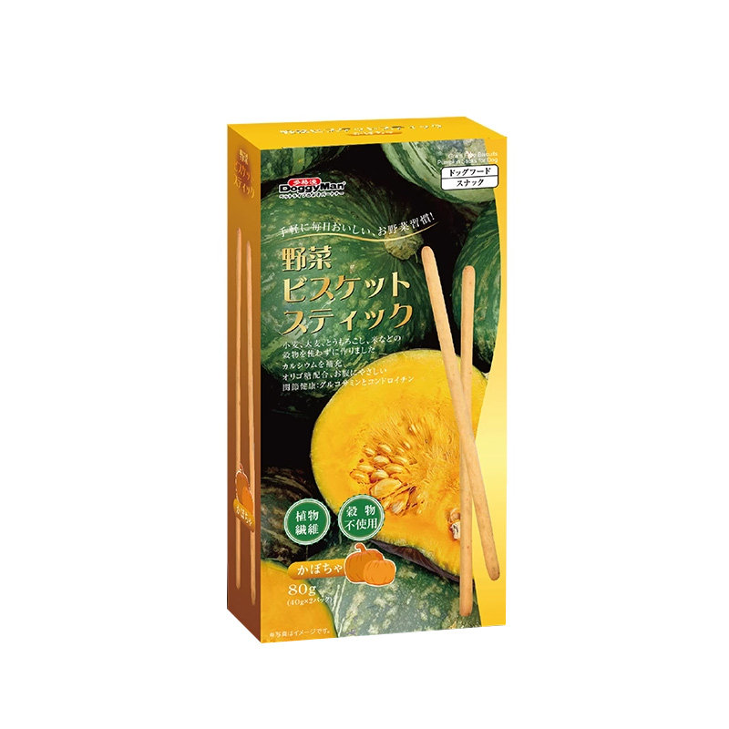 多格漫狗狗无谷磨牙饼干蔬菜棒训练互动奖励南瓜山药紫薯菠菜