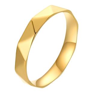 小众设计感戒指男高级感个性钛钢指环女时尚通勤钛钢饰品简约个性