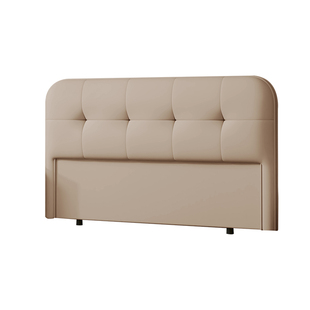 床头软包靠背单买2025新款简约现代真皮单独落地超薄全实木床背板