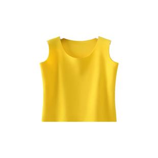 本命年男士德绒保暖黄色背心闰年男女士穿黄衣走鸿运