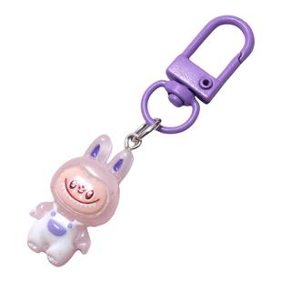 拉布布萌粒可爱公仔挂件钥匙扣个性创意车钥匙扣小礼品挂件