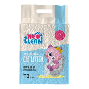 Neo天净猫砂奶香原味豆腐猫砂T3.0颗粒粗颗粒低带出除臭抗菌抑制
