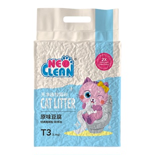 Neo天净猫砂奶香原味豆腐猫砂T3.0颗粒粗颗粒低带出除臭猫砂豆腐