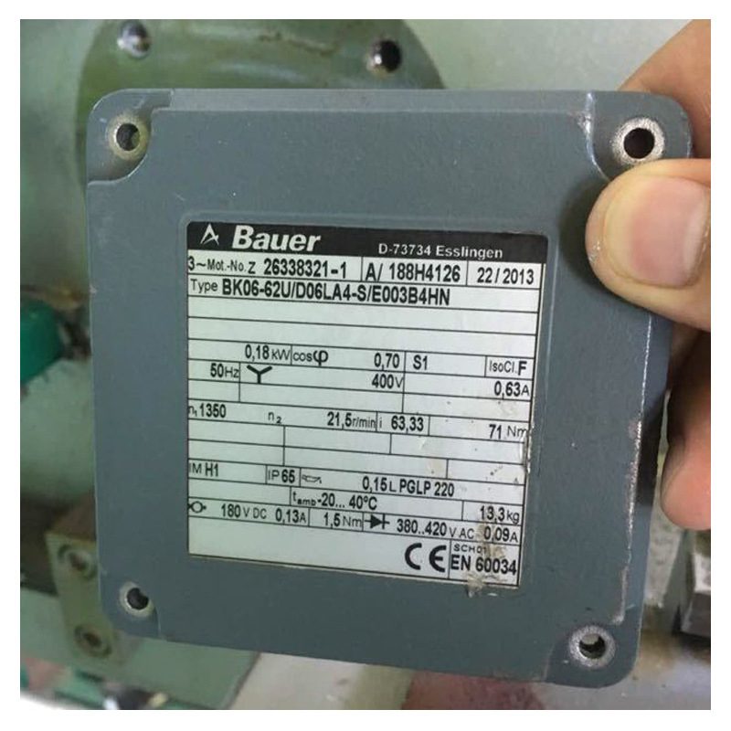 德国保尔三相异步电机BAUER BG30Z-11D06LA4-SE003B9 现货批发