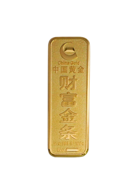 仿真财富金条金砖铜镀金道具摆件