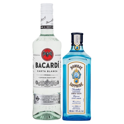 百加得孟买蓝宝石调酒基酒套装