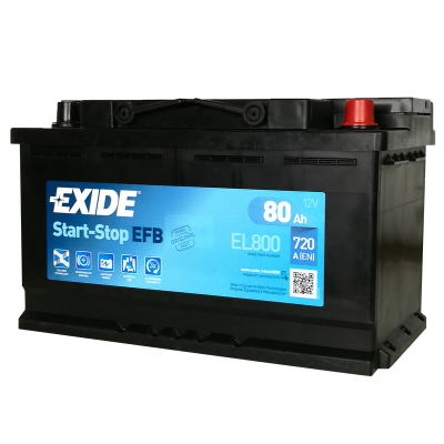 EXIDE埃克塞德EL800汽车启停电瓶