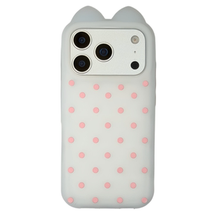 @BOBBY PLANET高品质硅胶简约波点透明高级感少女心复古适用iPhone17Pormax手机壳苹果16543女生甜美防摔可爱