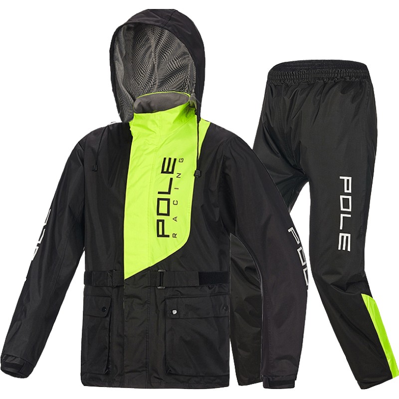 POLE摩托车骑行男款机车雨衣雨裤分体套装摩旅防雨服装备女防暴雨