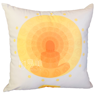 美容会所轮脉疗愈营抱枕教具沙龙会所沙发靠垫私密氛围产康店装修