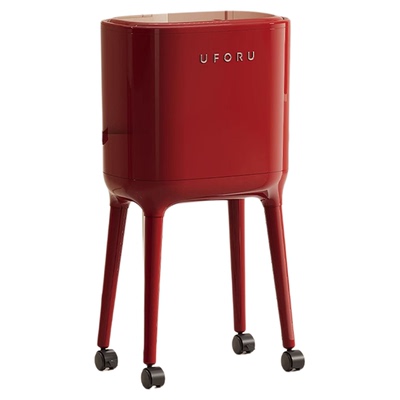 厨房垃圾桶专用家用2025新款高颜值带盖可移动大容量免弯腰高脚