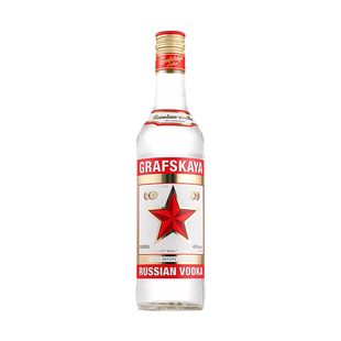 Grafskaya格拉夫红牌伏特加 拉脱维亚 VODKA 正品洋酒基酒 500ml