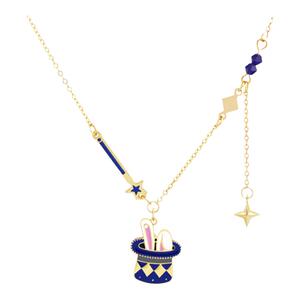 原创爱丽丝仙境小兔短款项链女choker小众设计吊坠2025新款锁骨链