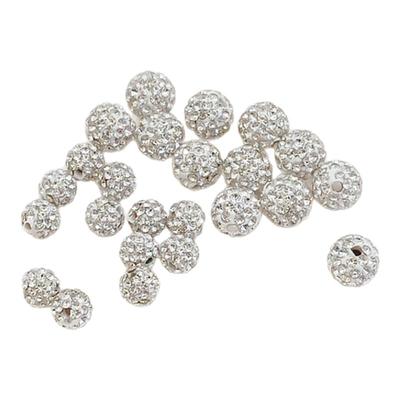 软陶泥锆石隔珠手工DIY珍珠配件