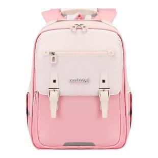 COOLBABY新款书包女生小学生男儿童减负男孩一二三年级大容量背包