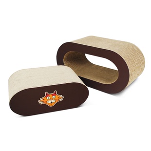 宠物猫抓板窝磨爪器拱桥瓦楞纸练爪耐磨猫爪板猫咪用品猫薄荷玩具