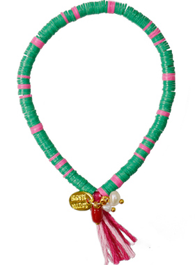 lotusmann非洲贸易松石蓝与手链