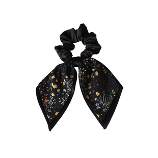 蝴蝶结发带发圈飘带丝巾碎花韩系高级感扎马尾大肠圈发绳头绳女生