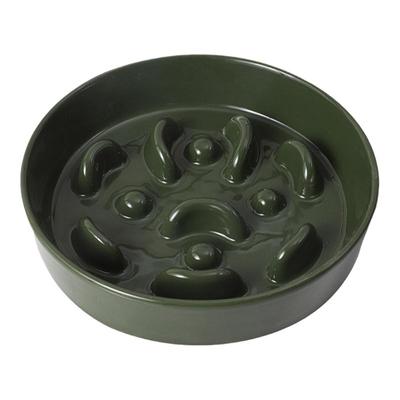 hocc慢食碗狗碗小型犬防噎陶瓷碗狗狗缓食碗防打翻吃饭碗宠物猫碗