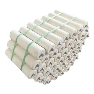 输送机滚筒皮带耐磨耐腐蚀尼龙托辊防尘高分子工程塑料托辊轮定制