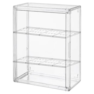 透明公仔展示盒娃娃手办亚克力收纳盒玩偶柜labubu盲盒架泡泡玛特