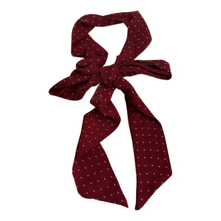 韩版格子细长条丝巾女春夏季新款简约百搭装饰气质轻薄系脖小领巾