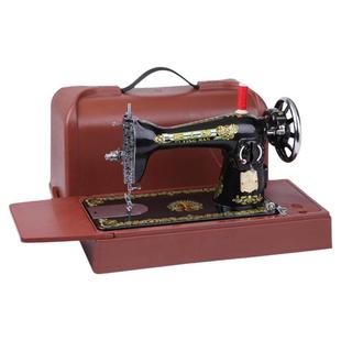 上海飞人牌缝纫机家用老式电动裁缝机头小型台式平车迷你脚踏衣车
