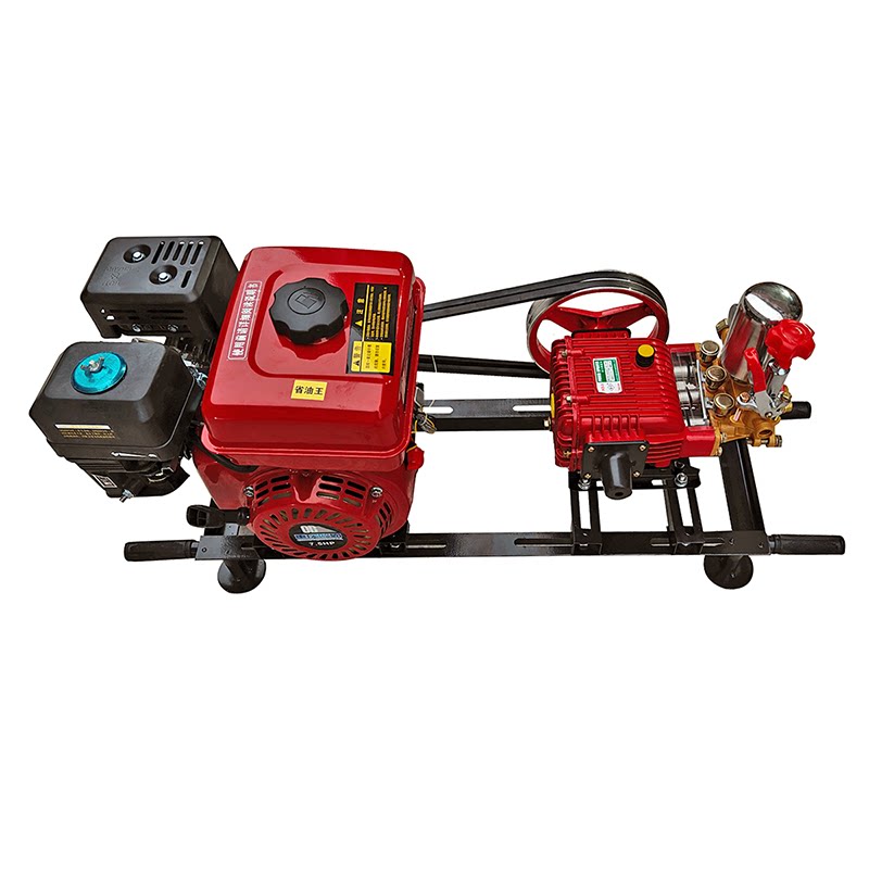 7.5匹170汽油机配26型三缸柱塞泵喷雾器 园林农用打药担架式高压