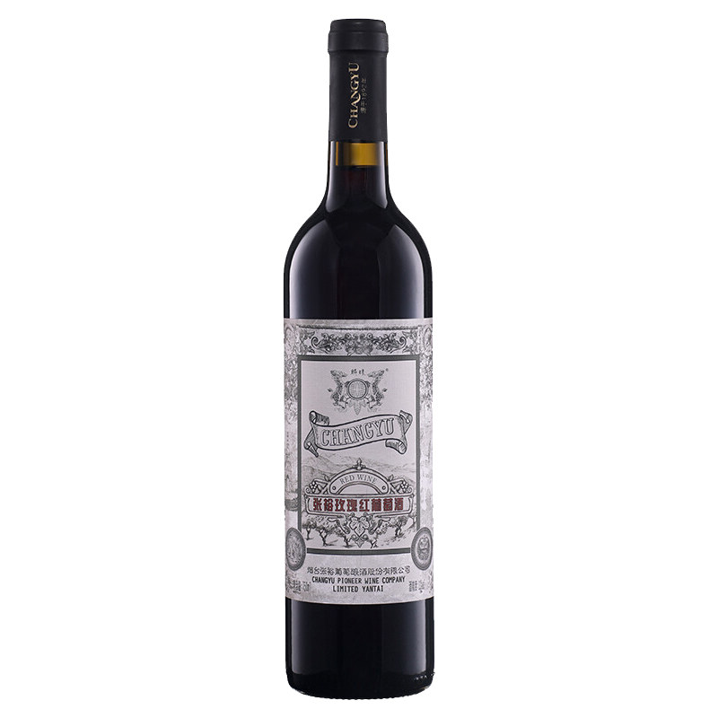 张裕玫瑰红女士甜红葡萄酒750ml